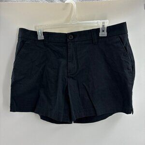 Magellan Outdoors Women's Shorts Black Size 14 Cotton Spandex Happy Camper